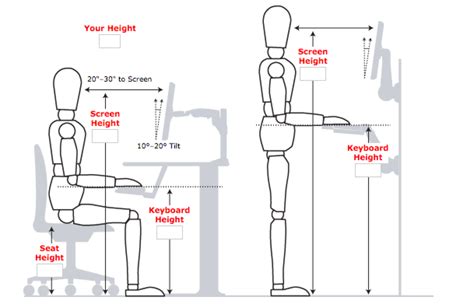 how to set monitor height.